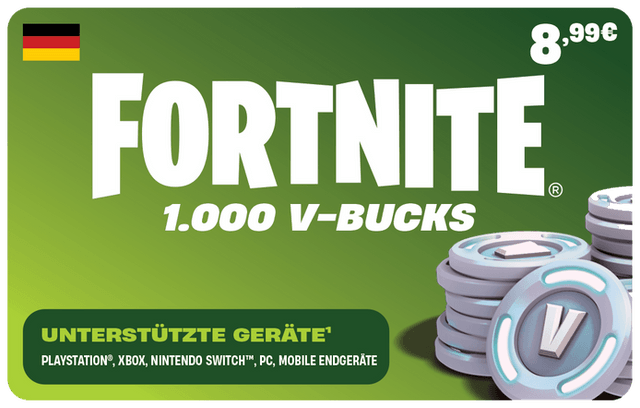 Fortnite 1000 V-Bucks 8.99