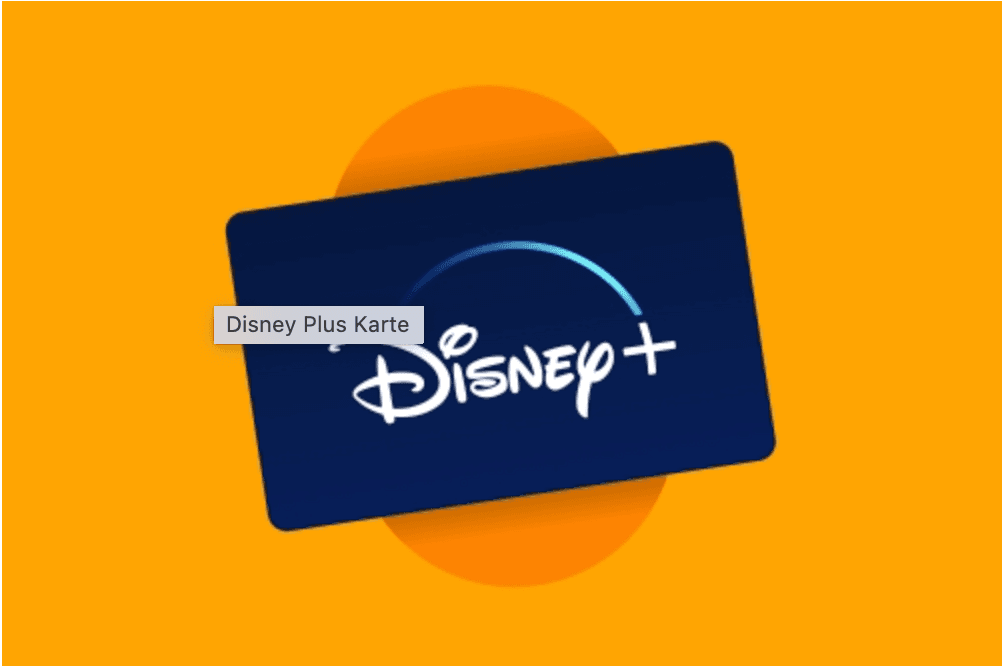 Disney+ Gutscheinkarte Disney+ Gutscheinkarte